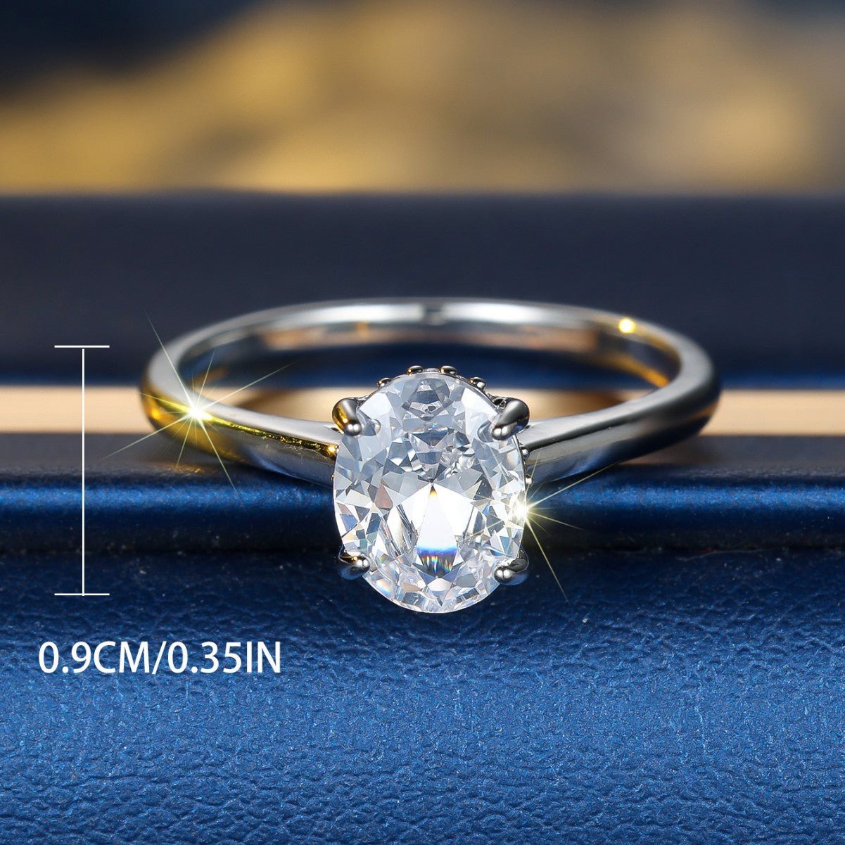 Eleganter Solitär - Ring mit Zirkonia - Nach - Dir.de