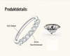 Eleganter Zirkonia - Ring aus 925er Silber - Nach - Dir.de
