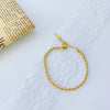 Geflochtenes Armband in Goldoptik - Nach - Dir.de