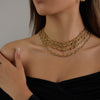 „Golden Layers“ - Kettenset - Nach - Dir.de