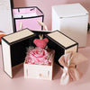 Luxus Geschenkbox mit Rose & Ringfach - Nach - Dir.de
