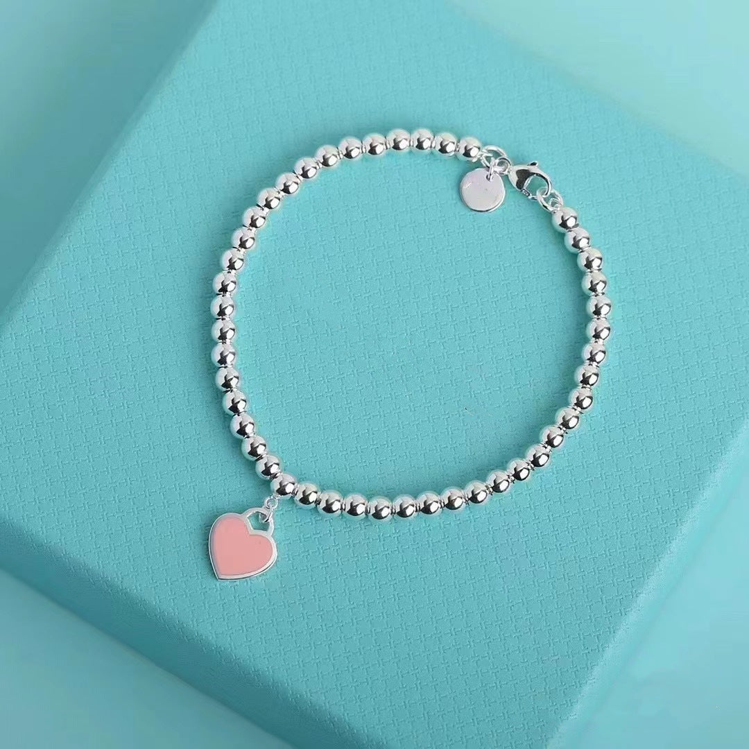 „Pink Heart“ - Armband - Nach - Dir.de
