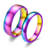 Regenbogen - Ring aus Edelstahl - Nach - Dir.de