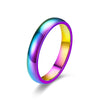 Regenbogen - Ring aus Edelstahl - Nach - Dir.de