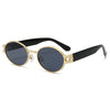 Runde Retro - Sonnenbrille in Schwarz - Nach - Dir.de