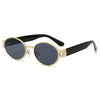 Runde Retro - Sonnenbrille in Schwarz - Nach - Dir.de