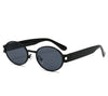 Runde Retro - Sonnenbrille in Schwarz - Nach - Dir.de