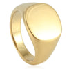 Siegelring in Gold - Optik - Nach - Dir.de