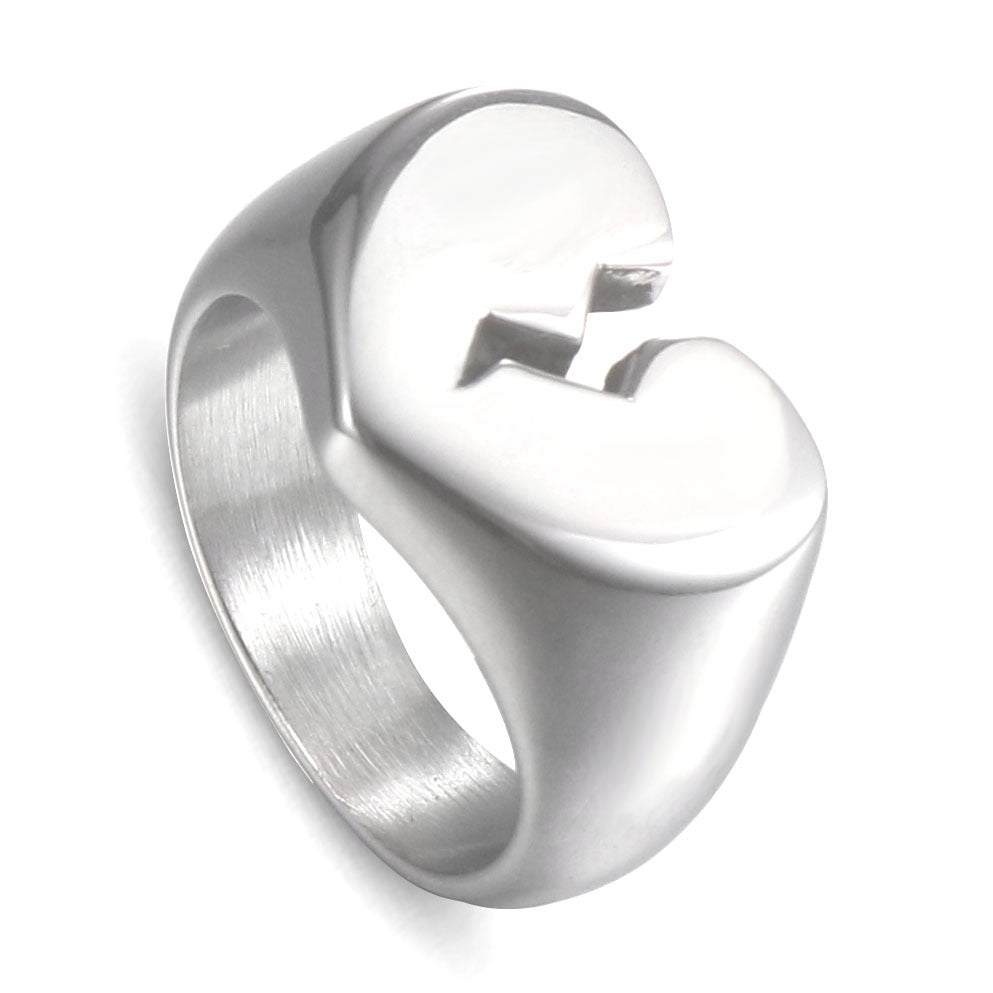 Statement - Ring mit Herzdesign - Nach - Dir.de